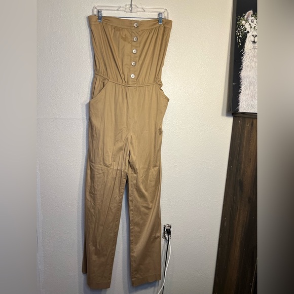Twelfth street by Cynthia Vincent strapless jumpsuit - Picture 1 of 7